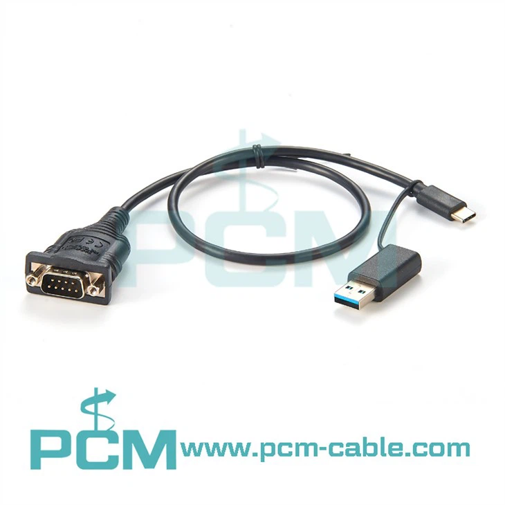 2-dalam-1 Fungsi USB Ke Kabel Bersiri RS232