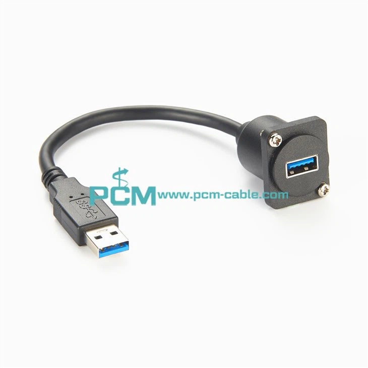 Pass Through USB 3.0 Wall Mount USB 3.0 D Type Socket