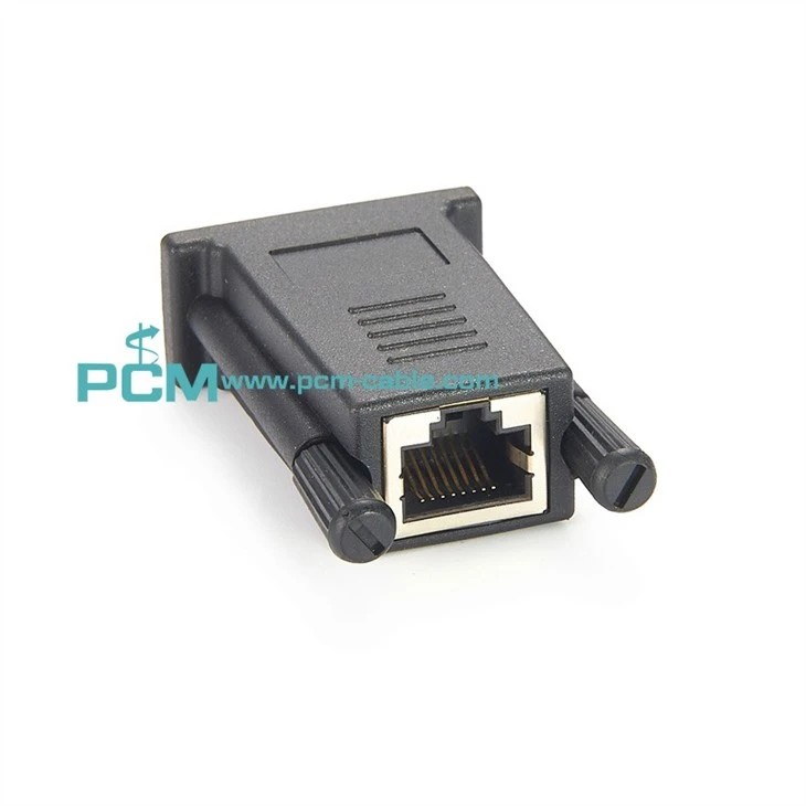 VGA Extender RJ45 Ethernet Connector Adapter