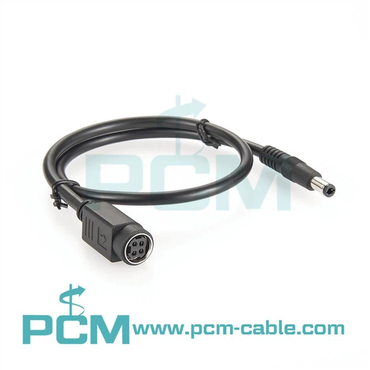DIN 4 Pin Kepada Kabel Kuasa DC 5.5 X 2.5mm
