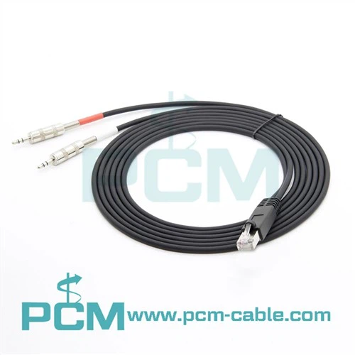 Kabel Penyesuai RJ-45 Kepada Dwi 1/8 Seimbang