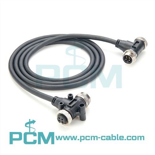Kabel Ketik Kuasa NMEA 2000 Dengan Penyambung 7/8"