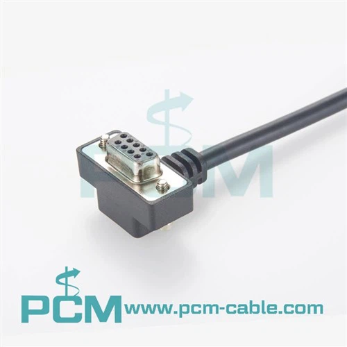 Sudut Kanan DB9 Ke Kabel Bersiri DB9