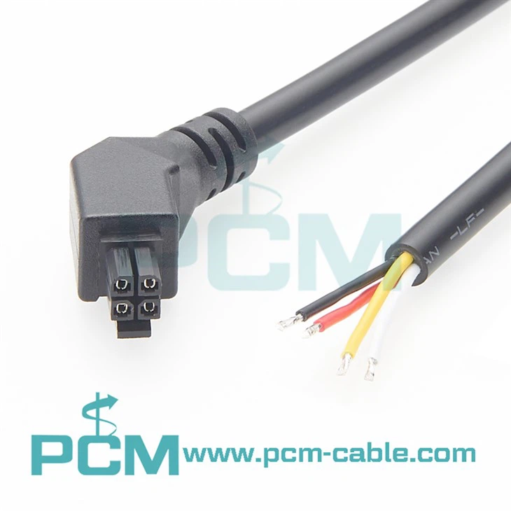 Molex Micro-Fit 3.0 4-Pin 45° Right Exit Power Signal Cable Assembly