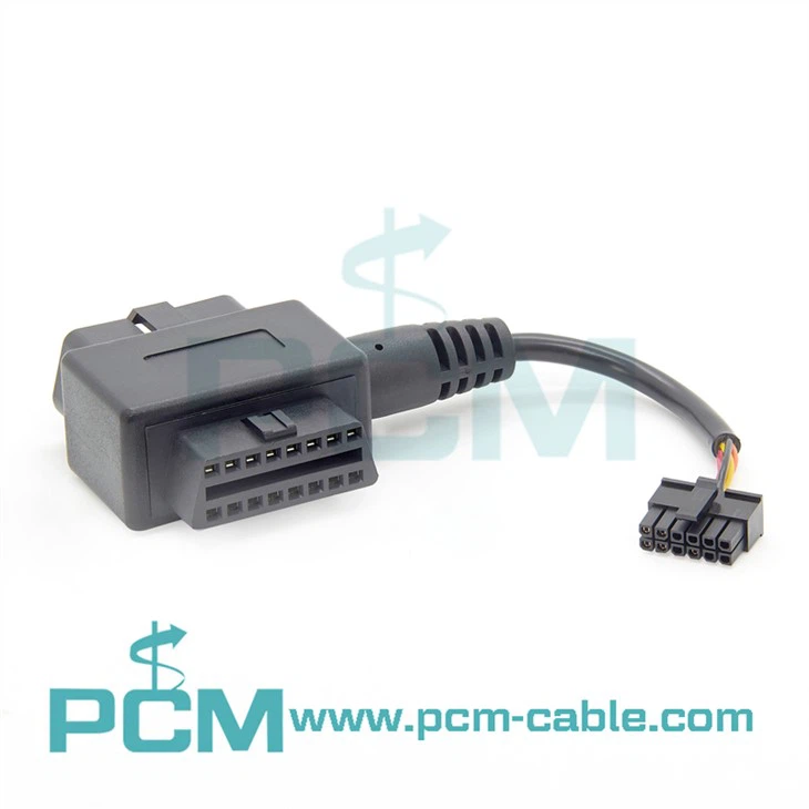 OBD to Mini-Fit GPS Automotive Wire Harness Pengeluar