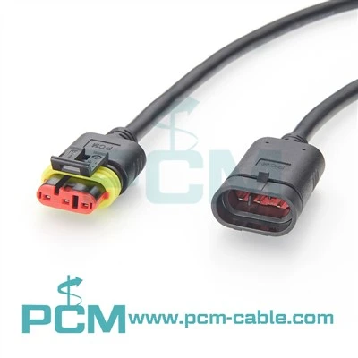 TYCO AMP SUPERSEAL Kabel Penyambung 3 Tiang