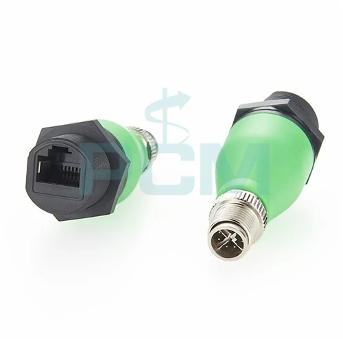 Kod M12 X Kepada Penyesuai Pemasangan Panel RJ45