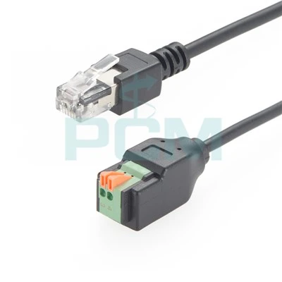 RJ11 6P2C Ke Blok Terminal 2 Pin Dengan Kabel Pigtail