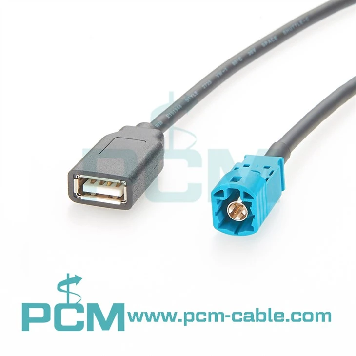 USB ke HSD Cable HSD Z Male ke USB 2.0 Jenis A Perempuan